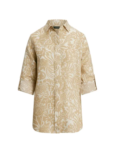 Lauren Ralph Lauren floral shirt Neutrals 200963700002