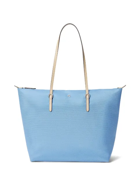 Lauren Ralph Lauren logo-plaque tote bag Blue 431950007