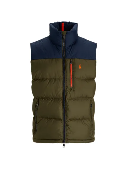 Polo Ralph Lauren Gorham colourblock gilet Green 710956451002