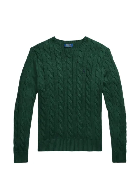 Polo Ralph Lauren cable-knit crew-neck sweater Green 710918998049