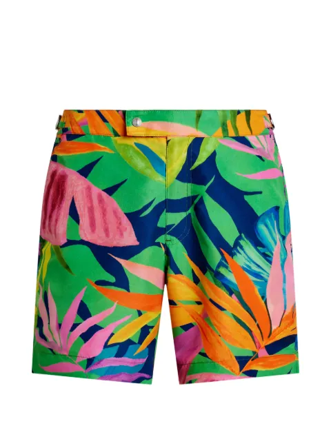 Polo Ralph Lauren tropical-print swim shorts Green 710957366001