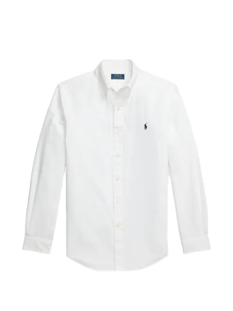 Polo Ralph Lauren embroidered-logo shirt White 710798540039