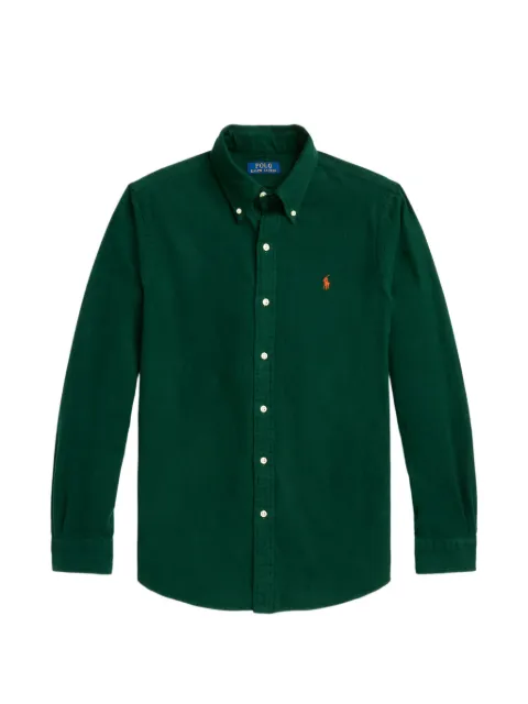 Polo Ralph Lauren logo-embroidered shirt Green 710950375002