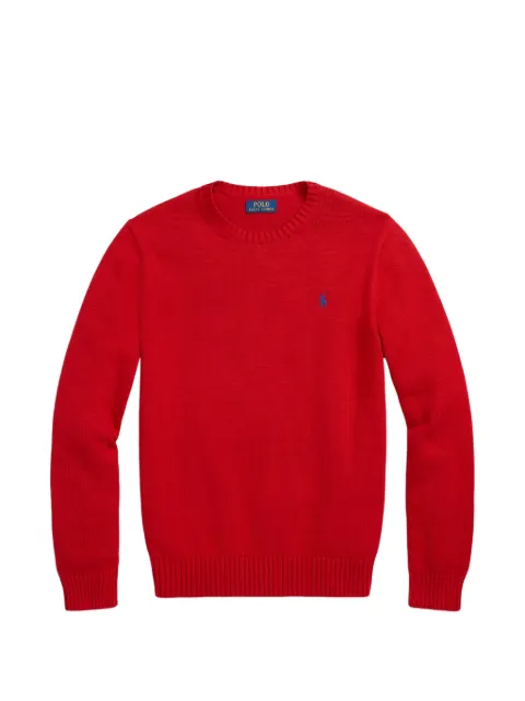 Polo Ralph Lauren embroidered-logo sweater Red 710884460017