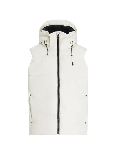 Polo Ralph Lauren hooded quilted gilet White 710969642004