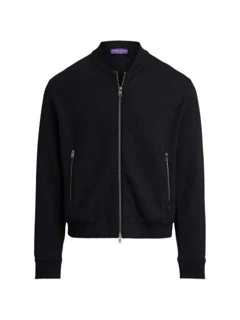 Polo Ralph Lauren zipped wool bomber jacket Black 790952503002