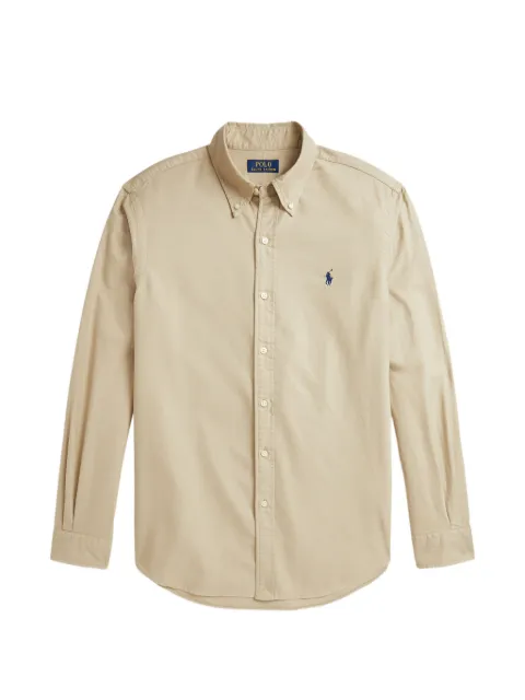 Polo Ralph Lauren Polo Pony-embroidered shirt Neutrals 710852165018