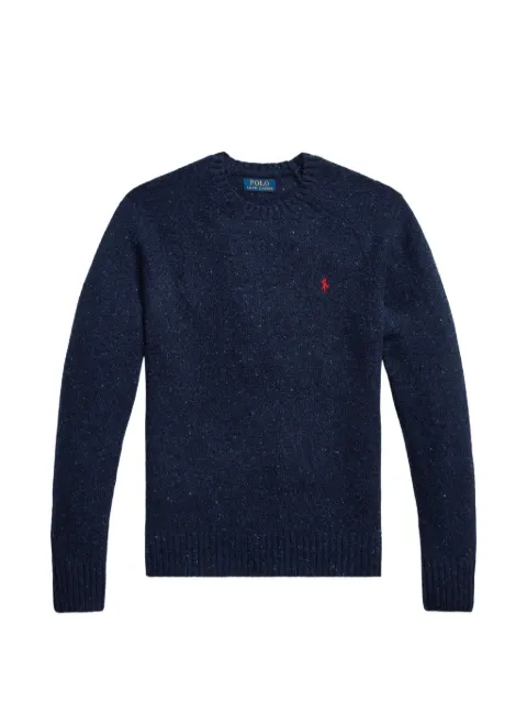 Polo Ralph Lauren logo-embroidered sweater Blue 710P02688001