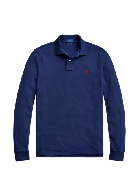 Polo Ralph Lauren long-sleeve piqué polo shirt Blue 710686233004