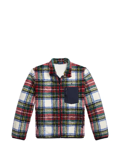 Polo Ralph Lauren tartan fleece sweatshirt Neutrals 710P02673001