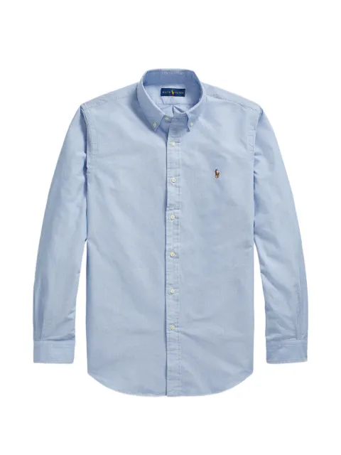 Polo Ralph Lauren logo-embroidered button-down shirt Blue 710757702002