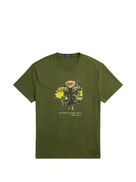 Polo Ralph Lauren Polo Bear graphic-print T-shirt Green 710P06701001