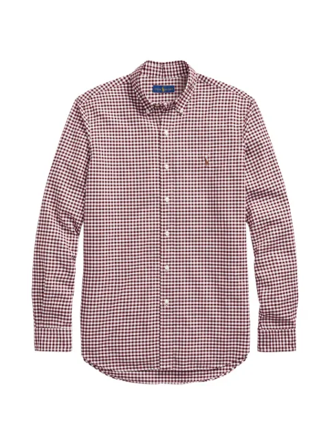 Polo Ralph Lauren gingham-check button-down shirt Red 710813021001