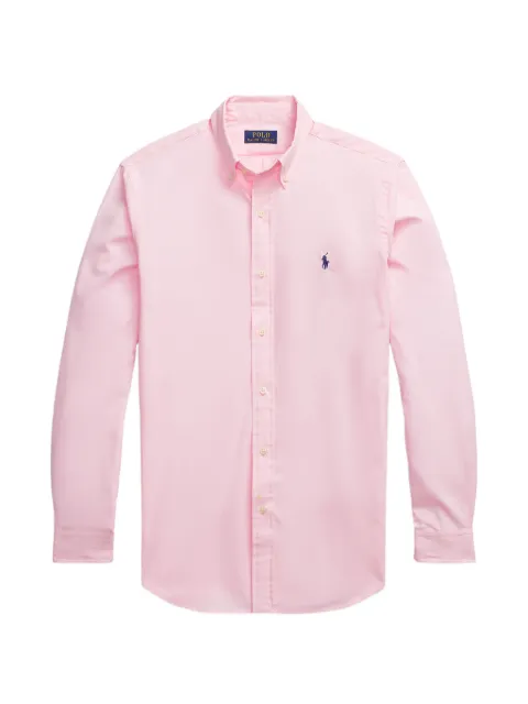 Polo Ralph Lauren Pony-embroidered button-down shirt Pink 710818104008