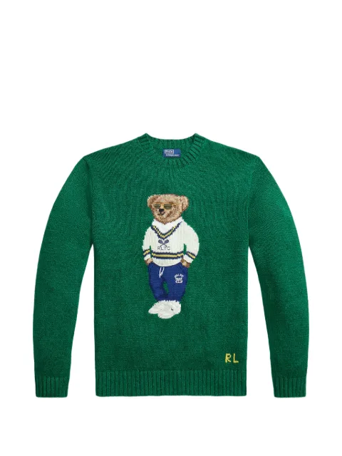 Polo Ralph Lauren Polo Bear intarsia-knit sweater Green 710B14710001