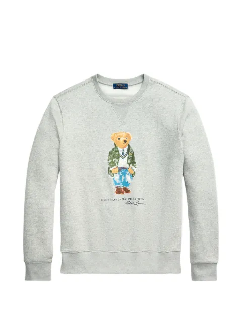 Polo Ralph Lauren Polo Bear graphic-print sweatshirt Grey 710973152001