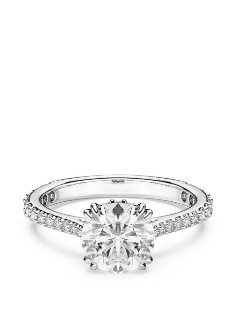 Swarovski Stilla crystal-embellished cocktail ring Silver 5717932