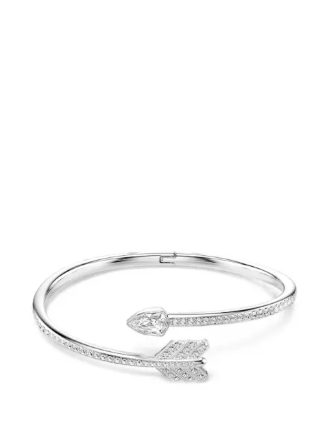 Swarovski Idyllia arrow-motif pavé bangle Silver 5737263