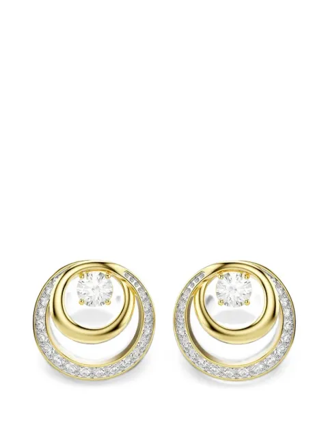 Swarovski Hyperbola crystal-embellished circular earrings Gold 5740407