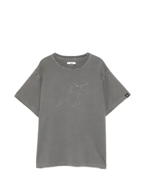 SPORT b. by agnès b. dino-embroidered T-shirt Grey 1698QF8A