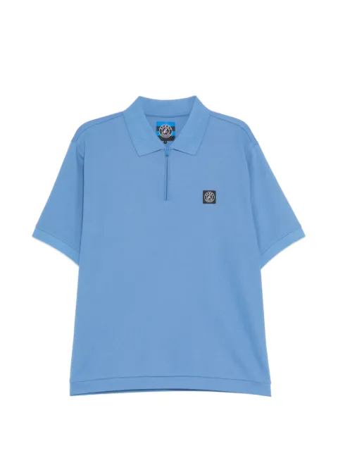 SPORT b. by agnès b. logo-patch polo shirt Blue 1734QJ2D