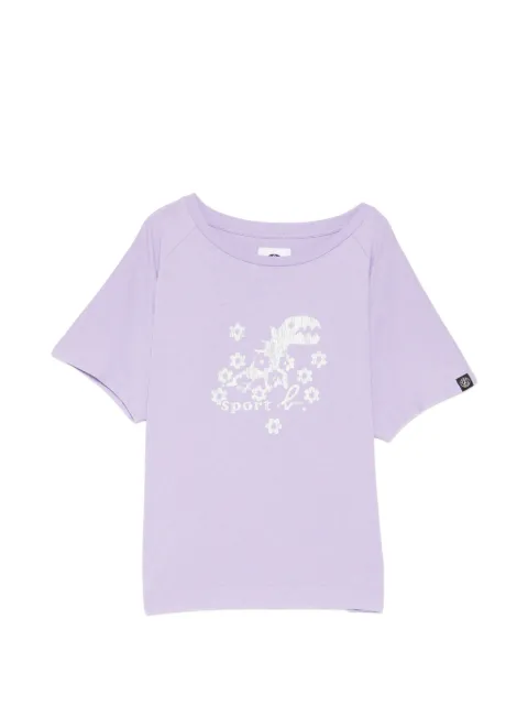 SPORT b. by agnès b. TEXTURE DINO T-shirt Purple 1593QF6E