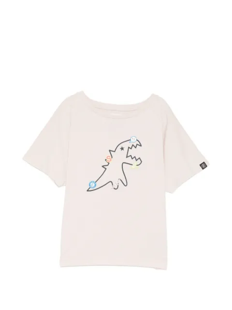 SPORT b. by agnès b. OUTLINE DINO T-shirt Neutrals 1593QF6H