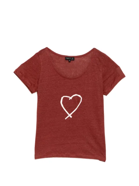 agnès b. jersey T-shirt Red EE80SAE0