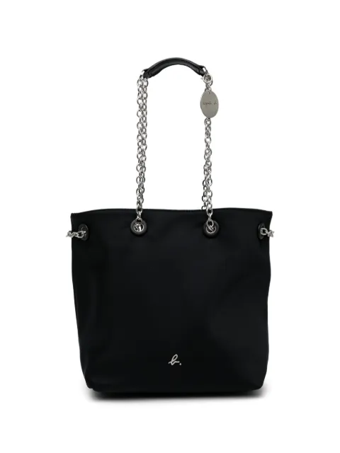 agnès b. chain-link strap tote bag Black P951VNU7
