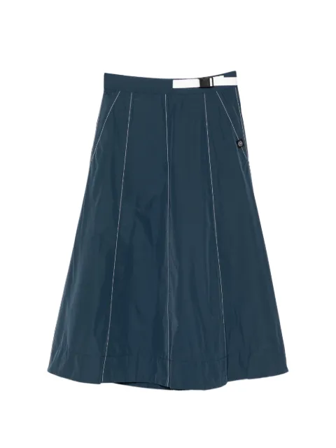 SPORT b. by agnès b. logo-patched A-line skirt Blue K280QT2S