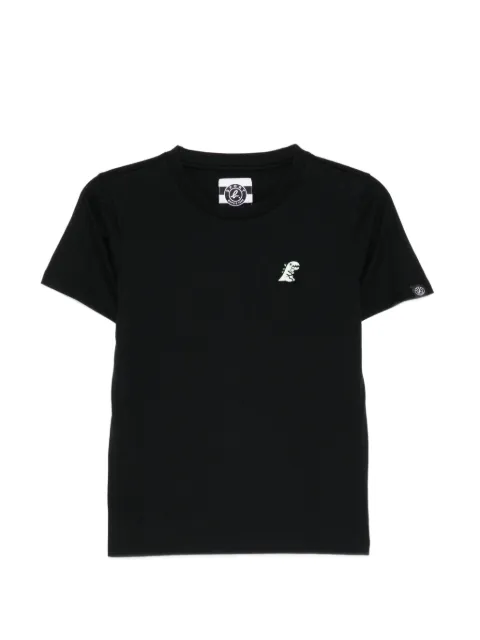 SPORT b. by agnès b. Flower Dino patched T-shirt Black 1325QF5T