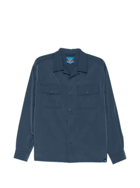 SPORT b. by agnès b. open-collar pocket shirt Blue C702QT2T