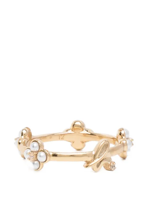 agnès b. Double Bloom ring Gold RG97H922
