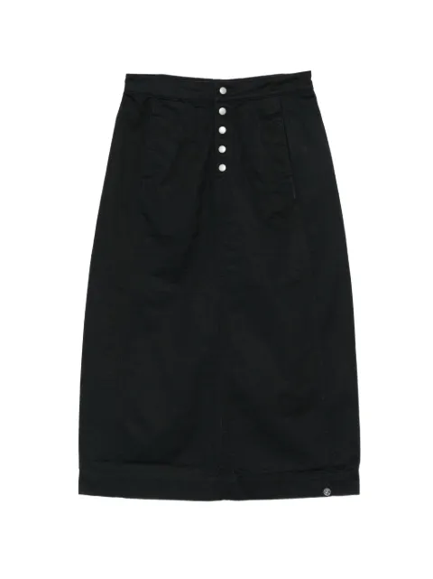 SPORT b. by agnès b. side-slash twill skirt Black K294QUC3