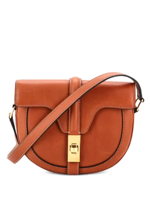 Celine Pre-Owned Besace 16 Bag Smooth Calfskin Small crossbody bag Brown TS98V11YQ1M2XK38