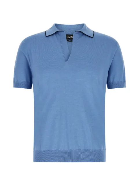 TOM FORD short-sleeve T-shirt Blue KPS041YMC047UDH
