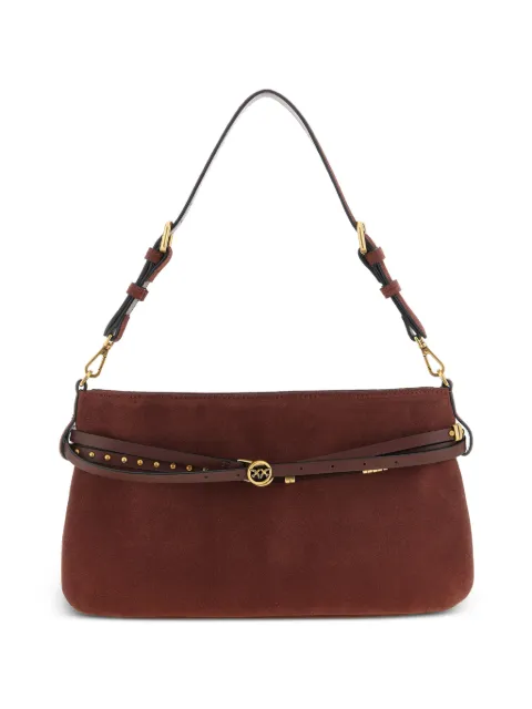 PINKO medium Belt suede shoulder bag Red 106176A0F6