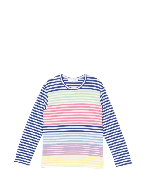 Comme Des Garçons Comme Des Garçons striped long-sleeve top Blue RQT016