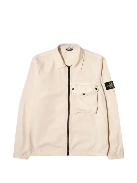 Stone Island Compass-badge overshirt Neutrals 7415117WN