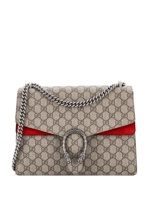 Gucci Pre-Owned Dionysus Bag GG Coated Canvas Medium shoulder bag Brown 6Q7S1CPZ3JXH8CEB