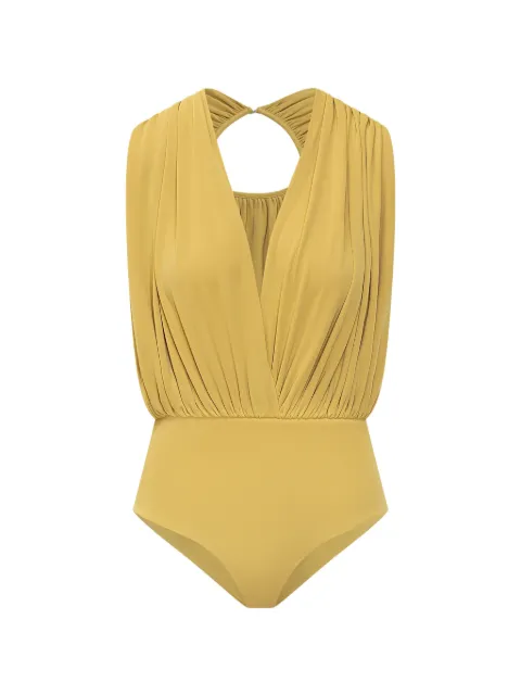 DES PHEMMES cape top Yellow D134S0