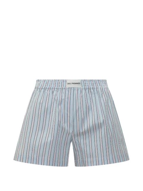 DES PHEMMES striped boxer shorts Blue D305R0