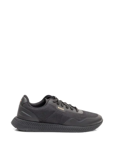 BOSS TTNM mesh trainers with smooth trims Black 50563962
