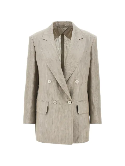 Max Mara Olimpia double-breasted blazer Neutrals 2611041032600