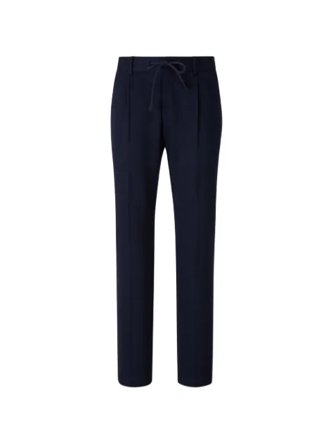 Gran Sasso drawstring pleated trousers Blue 7612176024