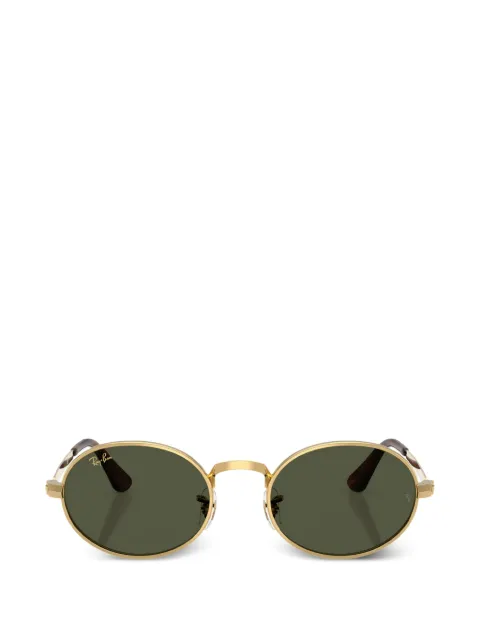 Ray-Ban oval-frame sunglasses Gold RB3931
