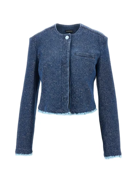 Emporio Armani fringed jacket Blue EW003489AF21082M