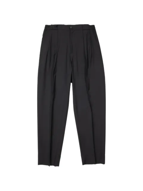 Briglia 1949 elasticated pleated trousers Black PORTOBELLOS300108