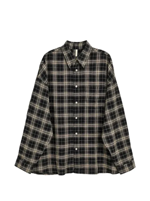 Sunflower Stable plaid shirt Black 1302999