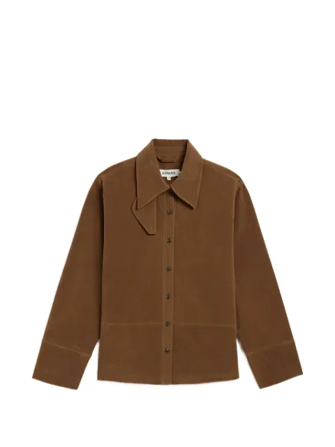 Apparis Ren overshirt Brown RENSANSSUEDEOVERSHIRT